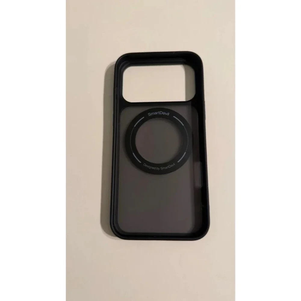 iPhone 17 Pro Max Black MagSafe Case Ring Holder Kickstand Magnetic Stand